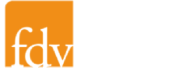 logotipo fdv blanco